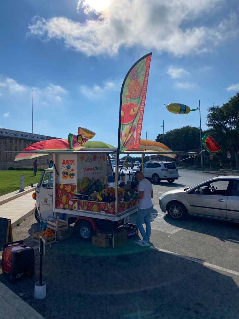 Street Fruit Juice at Malta Artisans Market 2